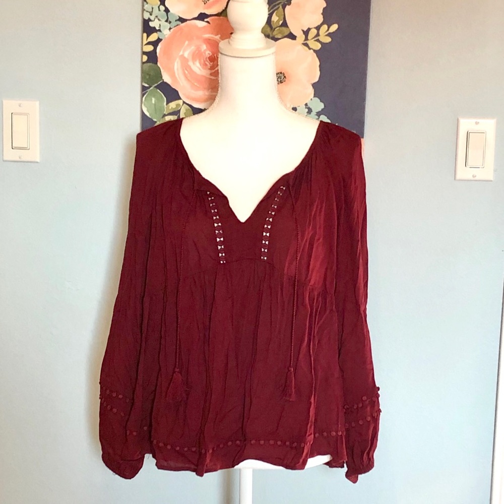 🌷Old Navy Boho Long Sleeve Top